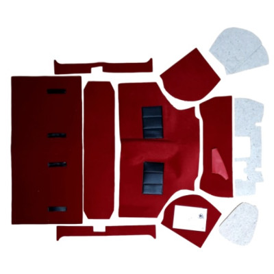 Carpete para o Chão MINI VAN/PICKUP Pos 73 - Vermelho Carpete para o Chão MINI VAN/PICKUP Pos 73 - Vermelho