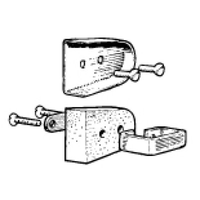 Guia, Batente e Parafusos para Porta MK1/2 Guia, Batente e Parafusos para Porta MK1/2