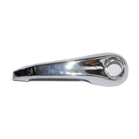 Puxador Porta Plastico Cromado - Esq