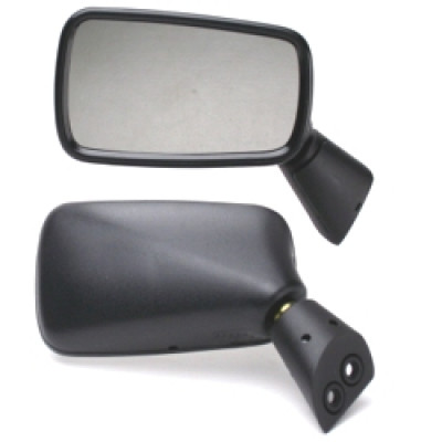 Par Espelhos Plastico Preto Pos 1980 Par Espelhos Plastico Preto Pos 1980
