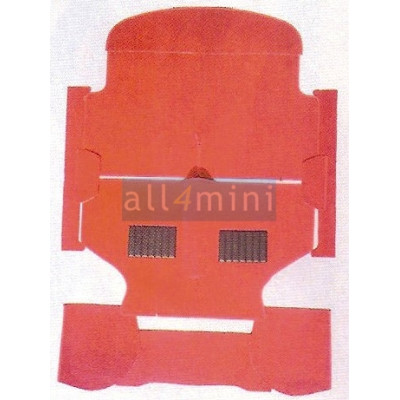 Carpete para o Chão do Carro - Vermelho Carpete para o Chão do Carro - Vermelho