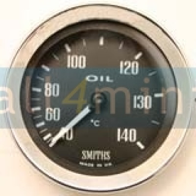 Manómetro da temperatura do Oleo . Preto Manómetro da temperatura do Oleo . Preto