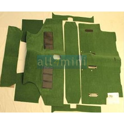 Carpete para o Chão do Carro Pre 73- verde Carpete para o Chão do Carro Pre 73- verde