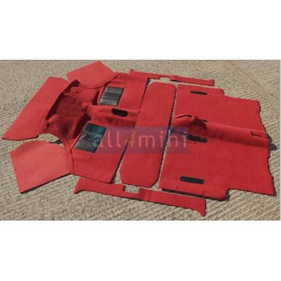 Carpete para o Chão do Carro Pos 73 - Vermelho Carpete para o Chão do Carro Pos 73 - Vermelho