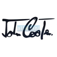 Emblema vinil "Jonh Cooper" - Preto