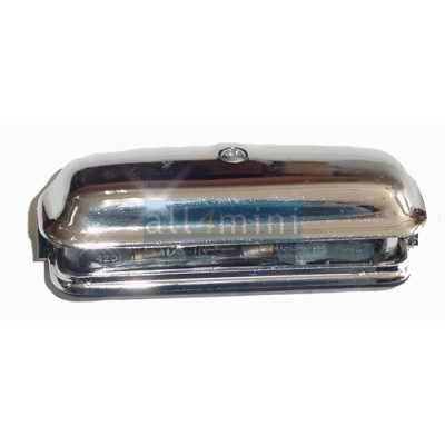 Luz da chapa da matrícula em plástico cromado Luz da chapa da matrícula em plástico cromado