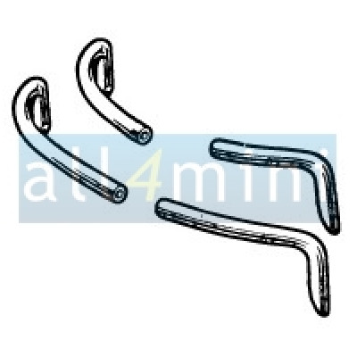 Cantos P/Parachoques MK1 - Kit de 4 Cantos P/Parachoques MK1 - Kit de 4