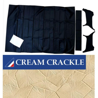Forra do Tecto e Pilares de Trás Creme MK3 (ORIGINAL - NEWTON) Forra do Tecto e Pilares de Trás Creme MK3 (ORIGINAL - NEWTON)